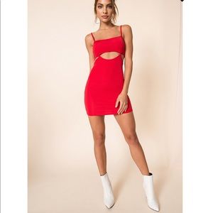 Superdown Milla cut out dress